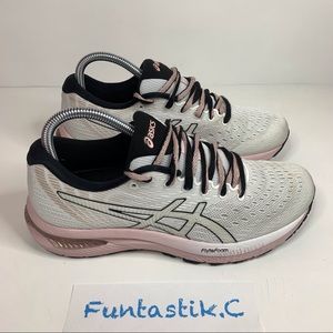 ❌SOLD❌ Asics Gel-Cumulus 22 FlyteFoam 1012A839 Women's Size: 8 White/Pink Shoes.